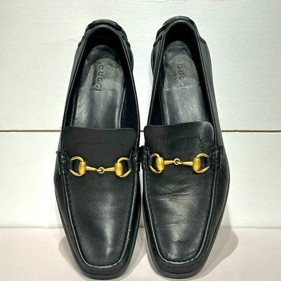 Gucci Horsebit Accent Leather Moccasins - Picture 2 of 13